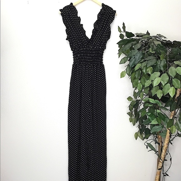 NWT Max Studio Polka Dot Jumpsuit - Picture 1 of 7